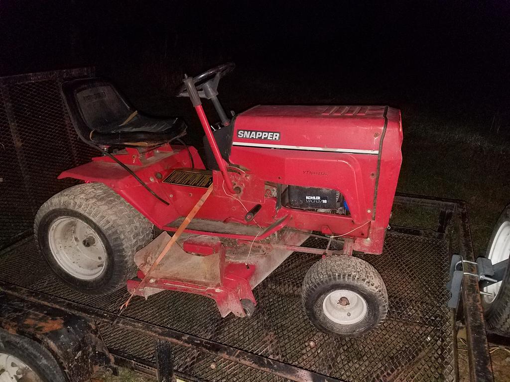 1975 snapper on sale riding mower