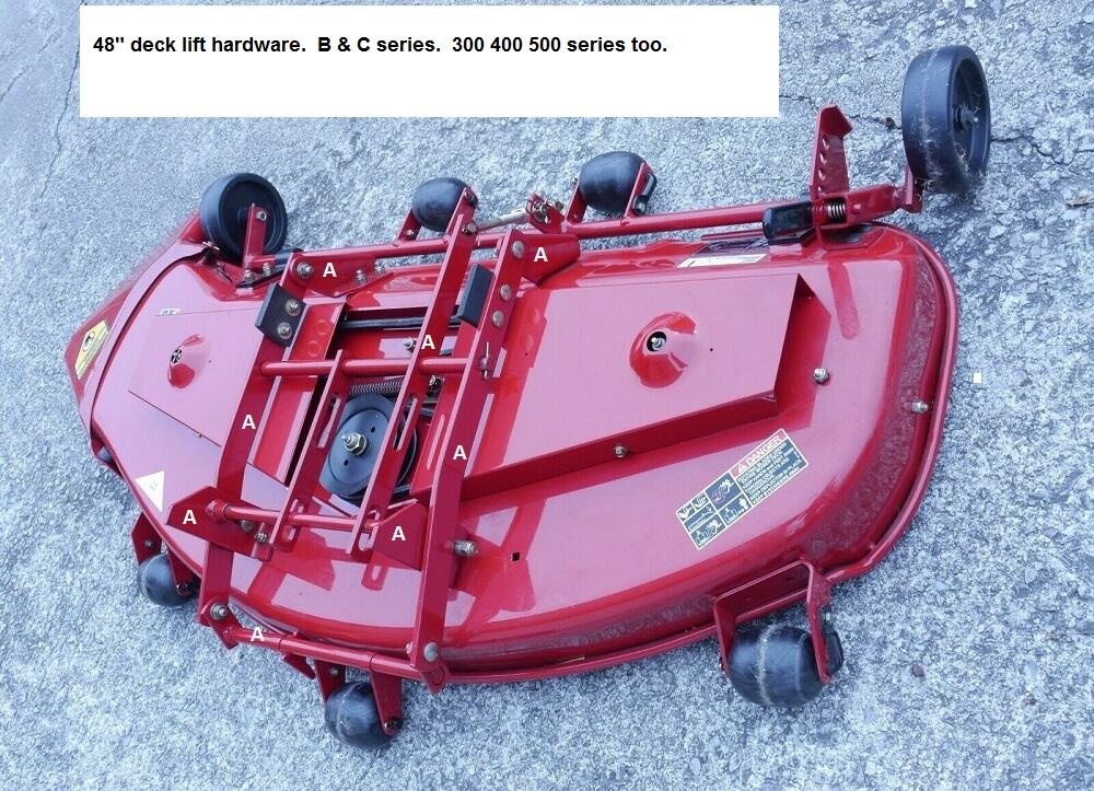 Wheel horse mower top deck shell