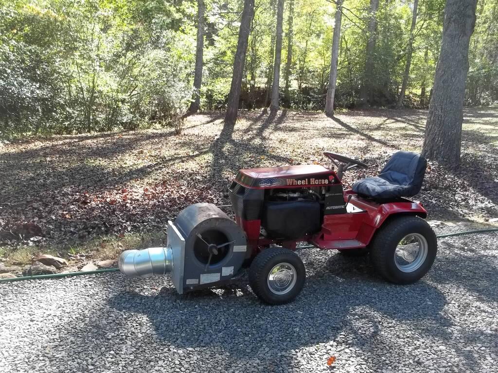Tractor leaf blower attachment deals