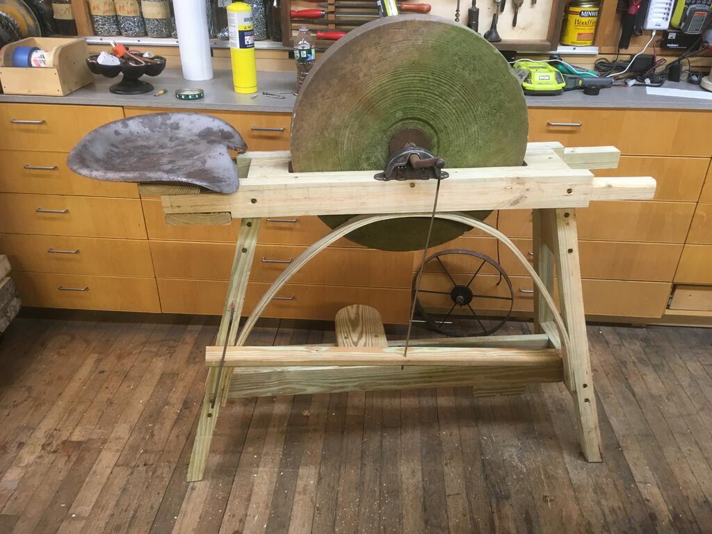Large treadle grindstone build Tools and Equipment RedSquare Wheel