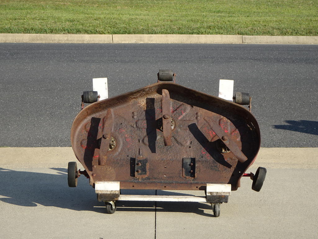 Mower deck stand Implements and Attachments RedSquare Wheel