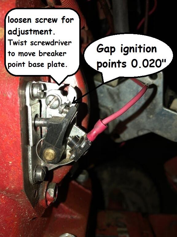 No spark, points question Wheel Horse Electrical RedSquare Wheel