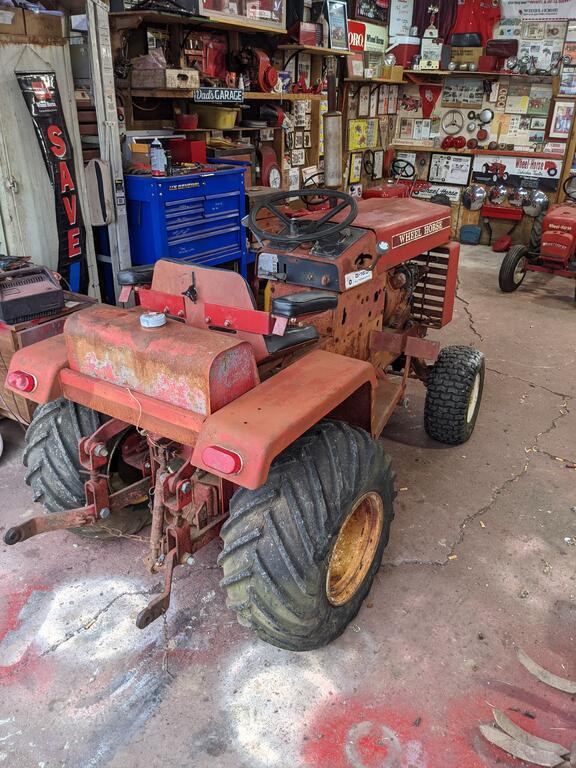 WH d160 w 60in finish mower Wheel Horse Sold Archive RedSquare