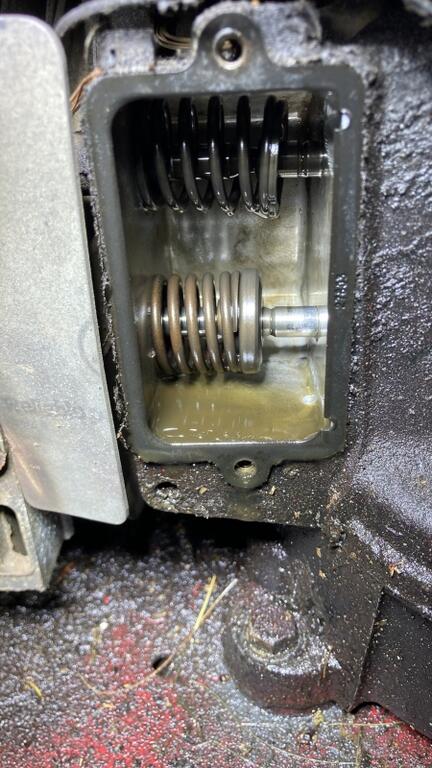Briggs and stratton 2025 engine blowing blue smoke