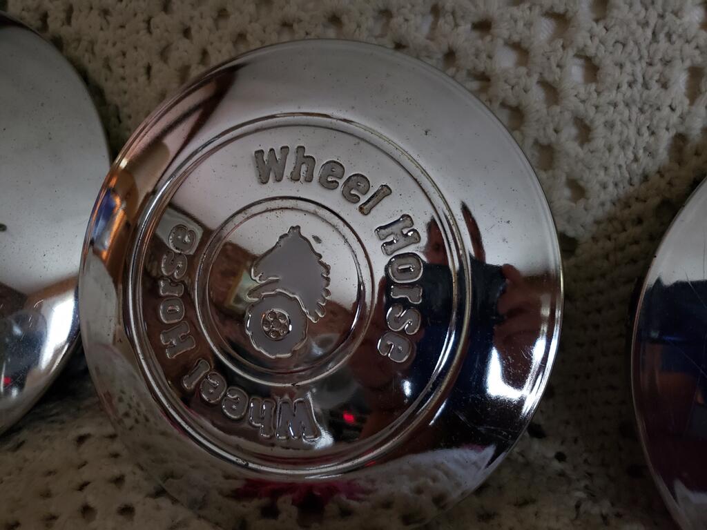 Wheel Horse Chrome Hub Caps Set of 4 Wheel Horse Sold Archive