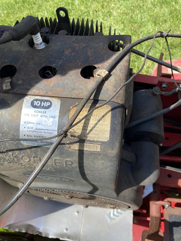 C105 Black hood Wheel Horse for Sale RedSquare Wheel Horse Forum